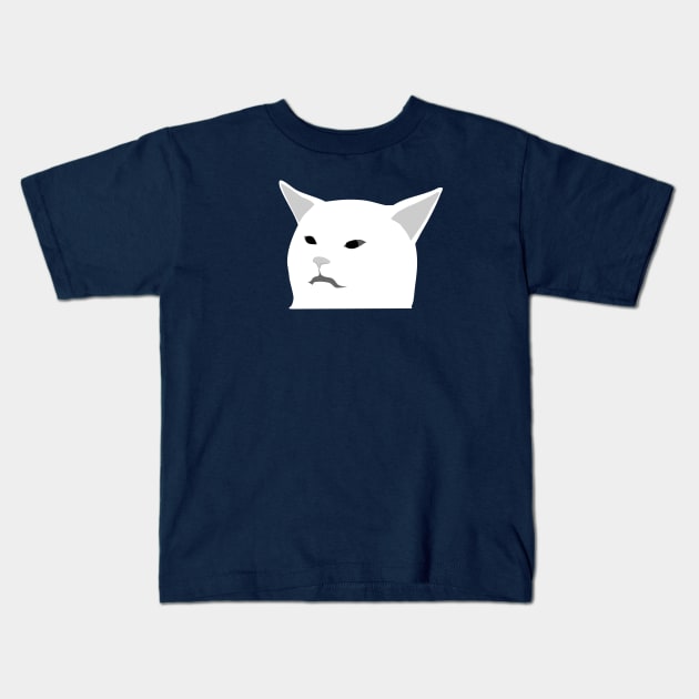 Confused Cat Kids T-Shirt by splode